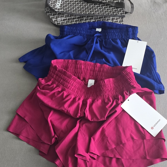 lululemon athletica Pants - NWT/bag Lululemon Short Bundle Size 4 & Small Great Colors